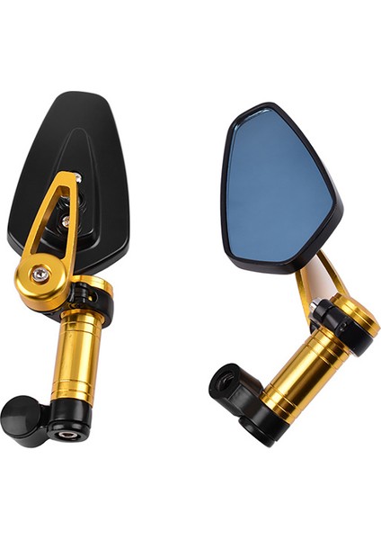 Evrensel Motosiklet Dikiz Aynası Alüminyum Alaşımlı Mavi Lens (Yurt Dışından) fiyatları