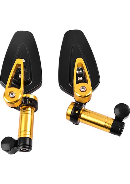 Evrensel Motosiklet Dikiz Aynası Alüminyum Alaşımlı Mavi Lens (Yurt Dışından) modelleri