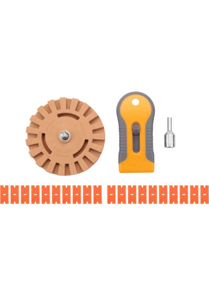 Tekerlek Çıkartma Silgisi Çift Kenarlı Bıçaklar Kazıyıcı Araba Çıkartma Sökme Seti (Yurt Dışından)