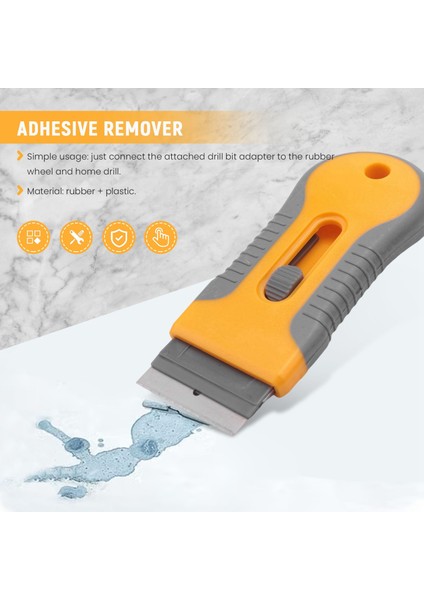 Tekerlek Çıkartma Silgisi Çift Kenarlı Bıçaklar Kazıyıcı Araba Çıkartma Sökme Seti (Yurt Dışından) indirimleri