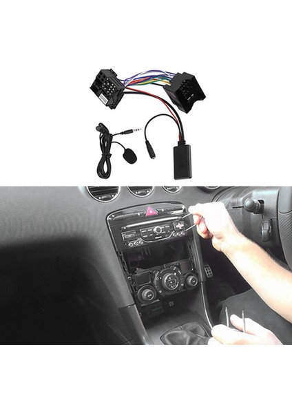 Araç Bluetooth 5.0 Aux Kablo Mikrofon Cep Telefonu Adaptörü (Yurt Dışından) fırsatları