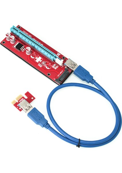 VER007S Pcı E Adaptör Kartı Pcıe 1x - 16X Usb3.0 Uzatma Kablosu 60 cm (Yurt Dışından) fiyatları