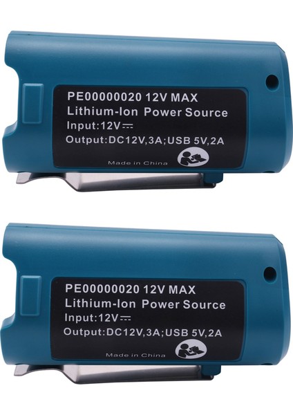 Isıtmalı Ceketler Için 2x USB Güç Kaynağı Şarj Adaptörü (Yurt Dışından)