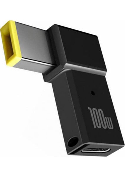 100 W USB Tip C Dişi Kare Pd Fiş Dönüştürücü Usb-C Dizüstü Dc Güç Adaptörü Konektörü Için Hızlı Şarj (Yurt Dışından)