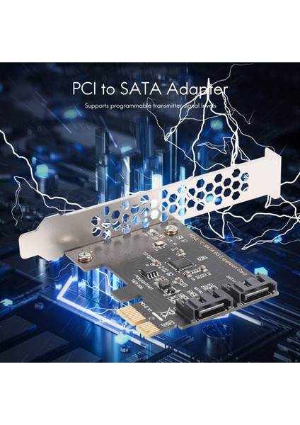 Pcıe Pcı Express - Sata3.0 2 Bağlantı Noktalı Sata Iıı 6g Genişletme Denetleyici Kartı Adaptörü (Yurt Dışından) fiyatları