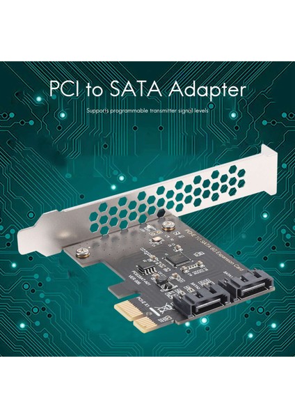 Pcıe Pcı Express - Sata3.0 2 Bağlantı Noktalı Sata Iıı 6g Genişletme Denetleyici Kartı Adaptörü (Yurt Dışından) fırsatları