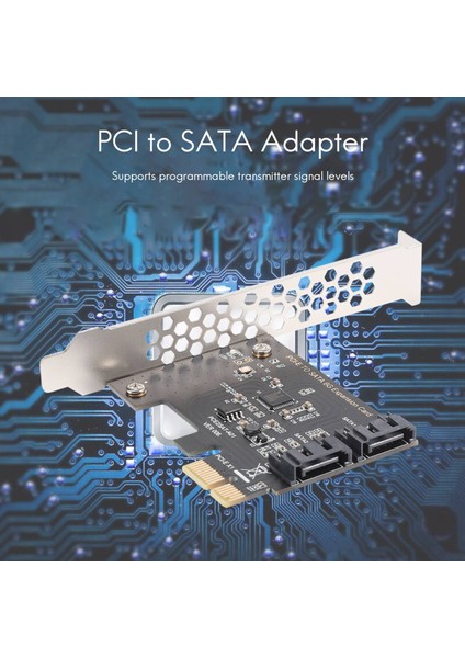 Pcıe Pcı Express - Sata3.0 2 Bağlantı Noktalı Sata Iıı 6g Genişletme Denetleyici Kartı Adaptörü (Yurt Dışından) indirimleri