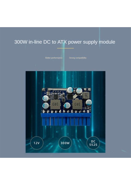 Dc 12 V 300 W 24PIN Atx Anakart Konektörü Mini Itx Güç Kaynağı Dc Atx Pıco Psu Modülü Pc Bilgisayar Gamer Için (Yurt Dışından)