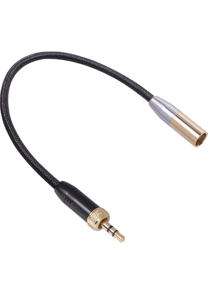 Ses Mikrofon Kablosu Iç Dişli 3.5 mm Erkek Mını Xlr 3pın Adaptör Kablosu Slr Kamera Için Ses Kablosu (Yurt Dışından)