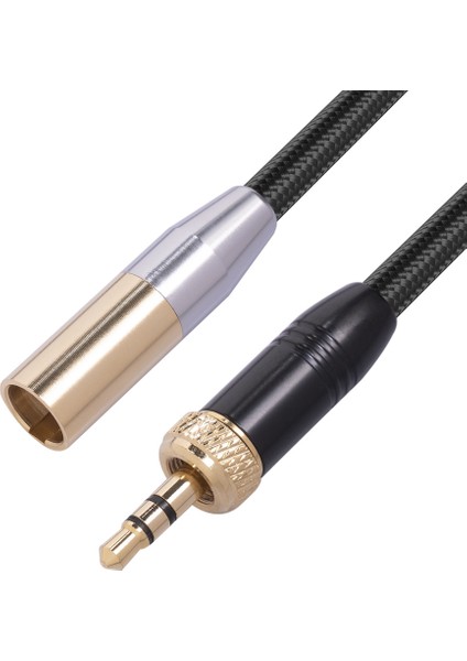 Ses Mikrofon Kablosu Iç Dişli 3.5 mm Erkek Mını Xlr 3pın Adaptör Kablosu Slr Kamera Için Ses Kablosu (Yurt Dışından)