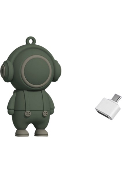 32 GB USB Flash Sürücü Memory Stick Müzisyen Şekilli Usb2.0 Cep Telefonu U Disk - Hediye Gelgit Oynat U Disk Yeşil (Yurt Dışından)
