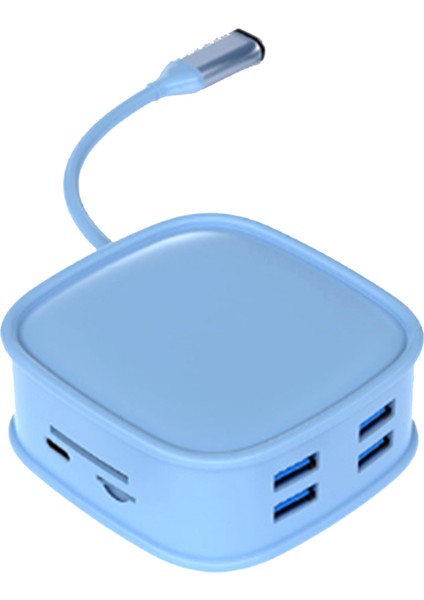 10'u 1 Arada USB 3.0 C Hub Adaptörü Tip-C - 4K 100W Pd-Hub Ayırıcı(B) (Yurt Dışından)