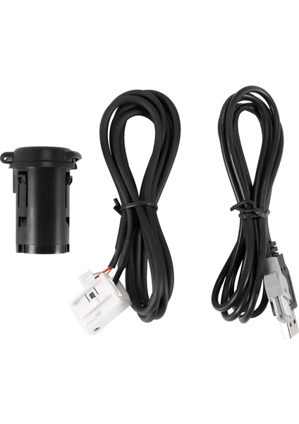 Araba Stereo Erkek USB Aux Kablo Seti 206 207 307 407 408 508 607 Için C3 C4 C5 C6 RD43 RD45 (Yurt Dışından)