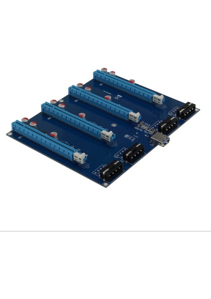 Pcie'den Pcie'ye Adaptör Kartı 1 Sürükle 4pci-E'den Pcie'ye 1x Yuva Genişletme Kartı Bir Dönüş Dört 1 Dönüş 4 Genişletme Kartı (Yurt Dışından)