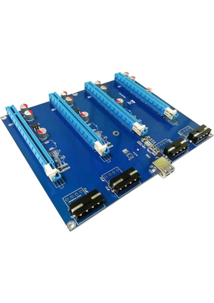 Pcie'den Pcie'ye Adaptör Kartı 1 Sürükle 4pci-E'den Pcie'ye 1x Yuva Genişletme Kartı Bir Dönüş Dört 1 Dönüş 4 Genişletme Kartı (Yurt Dışından)