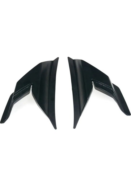 ADV160 ADV160 2022-2023 Için Ön Kaporta Kanatçıkları Aerodinamik Kanat Kabuk Kapağı Koruma Muhafızları Kiti (Siyah) (Yurt Dışından)