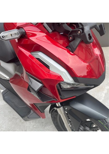 ADV160 ADV160 2022-2023 Için Ön Kaporta Kanatçıkları Aerodinamik Kanat Kabuk Kapağı Koruma Muhafızları Kiti (Siyah) (Yurt Dışından)