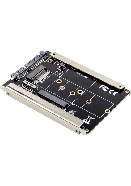 SSD Adaptörü M.2 Ngff Veya Msata - Sata 3.0 Adaptörü Pc Dizüstü Bilgisayar Için Sabit Sürücü 2'si 1 Arada Dönüştürücü Okuyucu Kartı (Yurt Dışından)
