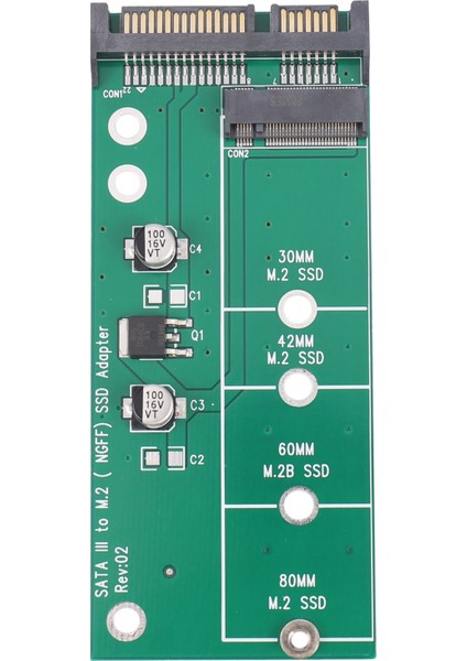 Ngff (M2) Ssd'den 2,5 Inç Sata Adaptörüne M.2 Ngff Ssd'den Sata3'e Dönüştürme Kartı 30/42/60/80MM M.2 SSD Sabit Disk (Yurt Dışından)
