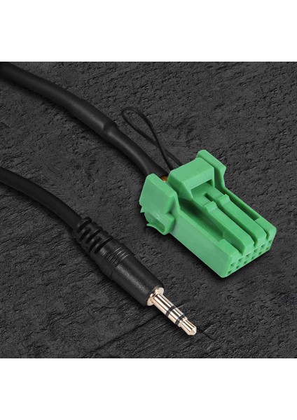 6pin Yeşil Konektör Stereo 3.5 mm Jack Ses Aux-In Mp3 Kablo Tel Jazz Fit 2002-2006 Için (Yurt Dışından)
