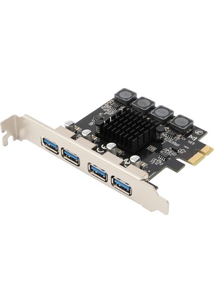 4 Port USB 3.0 Pcı Express Kart USB 3.0 Pcı-E Genişletme Kartı Pcıe - USB 3.0 Adaptör Kartı Pcıe 1x 4x 8x 16X Yuvası (Yurt Dışından)