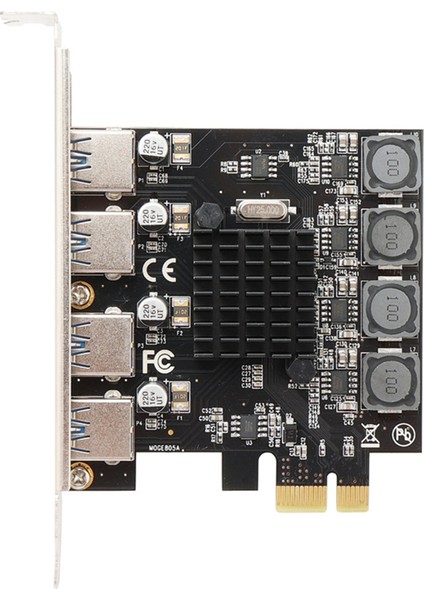 4 Port USB 3.0 Pcı Express Kart USB 3.0 Pcı-E Genişletme Kartı Pcıe - USB 3.0 Adaptör Kartı Pcıe 1x 4x 8x 16X Yuvası (Yurt Dışından)