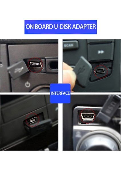 Mini USB 2.0 Dişi Otg Adaptör Kablosu, U Disk Kolu Için Uygun Düz Beyaz Araba Mp3 (Yurt Dışından) fırsatları