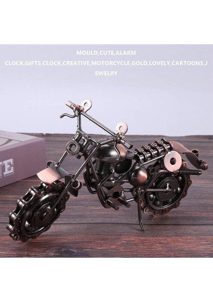 Vintage Metal Zanaat Motosiklet Motosiklet Modeli Ev Dekor Süsleme Hediye (Yurt Dışından) fiyatları
