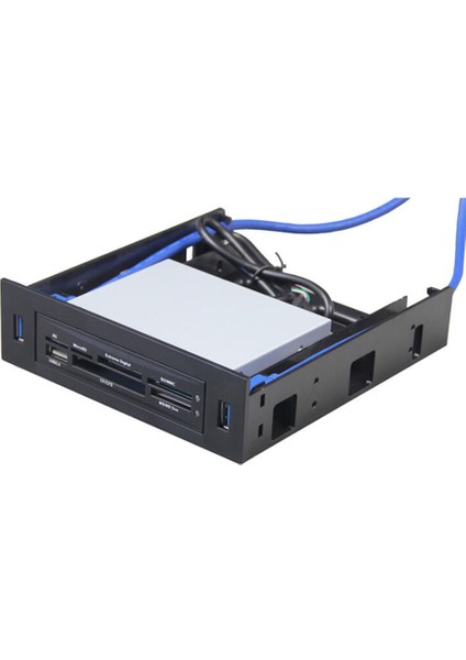 2 x USB 3.0 Ön Panel, 3,5 Inç Cihaz/hdd Veya 2,5 Inç Ssd/hdd'den 5,25 Diskete ve Optik Sürücü Bölmesi Tepsi Braketine Kadar (Yurt Dışından)
