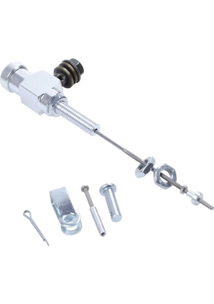 Motosiklet Hidrolik Debriyaj Ana Silindir Çubuk Fren Pompası M10X1.25MM Alüminyum Gümüş (Yurt Dışından) modelleri