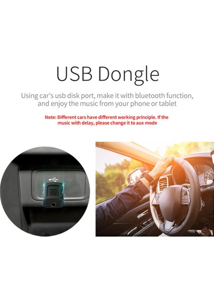 4 In 1 USB Bluetooth 5.0 Ses Alıcı Verici Adaptörü Rca 3.5mm Pc Tv Kulaklıklar Için Ev Araba Stereo (Yurt Dışından)