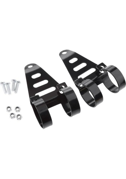 Evrensel 41-43MM Motosiklet Far Braketleri Başkanı Işık Lambası Tutucu (Yurt Dışından)