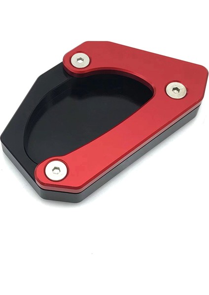 Motosiklet Kickstand Ayak Yan Standı Uzatma Pedi Destek Plakası V-Strom 650 DL650 2004-2020 Kırmızı (Yurt Dışından)
