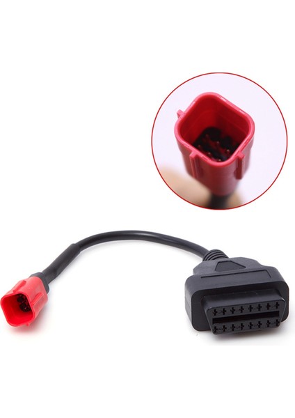 Obd Motosiklet Kablosu 6 Pin Fiş Kablosu Teşhis Kablosu 6pin To Obd2 16 Pin Adaptör (Yurt Dışından) fırsatları