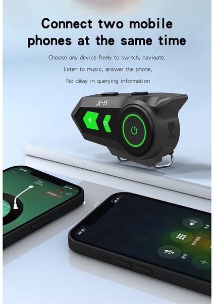 X-15 Kask Bluetooth Kulaklık Motosiklet Bluetooth Kulaklık Sürme Hd Çağrı Kulaklık IP65 Su Geçirmez Kulaklık A (Yurt Dışından) fiyatları