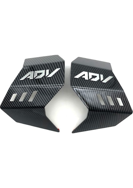 Motosiklet Yan Spoiler Yan Rüzgar Ön Fairing Koruyucu Kanat Kapağı Adv 160 2023 2024, Abs Karbon Fiber (Yurt Dışından) fiyatları