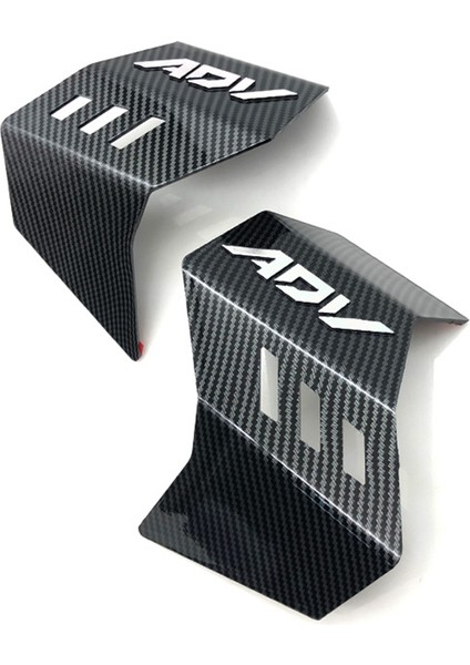 Motosiklet Yan Spoiler Yan Rüzgar Ön Fairing Koruyucu Kanat Kapağı Adv 160 2023 2024, Abs Karbon Fiber (Yurt Dışından) modelleri