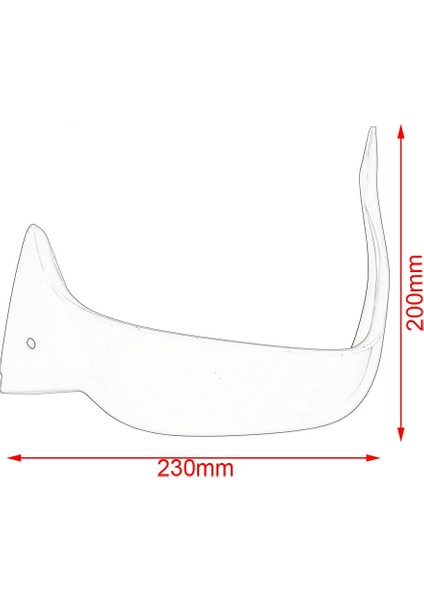 Motosiklet Handguard Fren Kabuk Koruma Rüzgar Kalkanı Deflektör Kapağı CB500X CB500F 2013-2021 (Yurt Dışından)