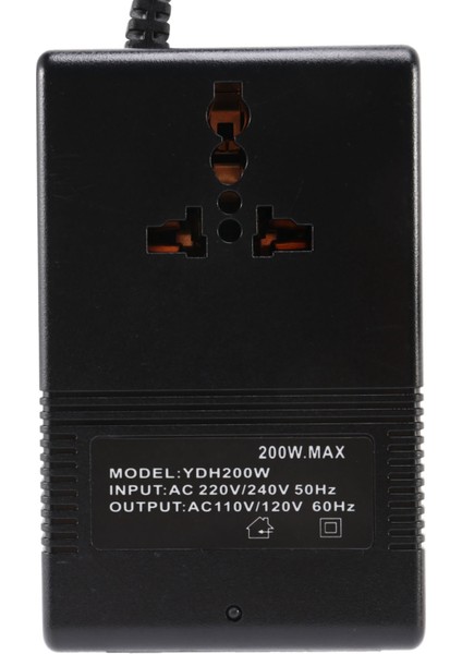 200W Gerilim Dönüştürücü 220V Ila 110V Ab Fişi (Yurt Dışından) fiyatları