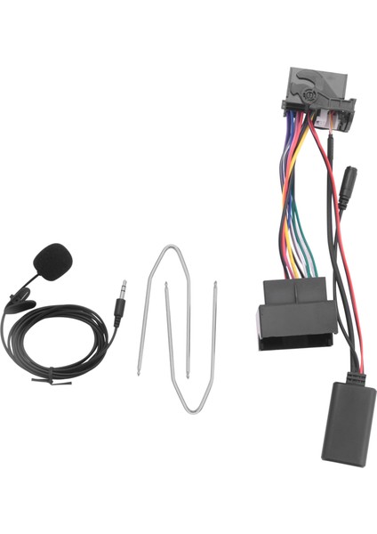 Araç Bluetooth 5.0 Aux Kablo Mikrofon Cep Telefonu Adaptörü (Yurt Dışından)