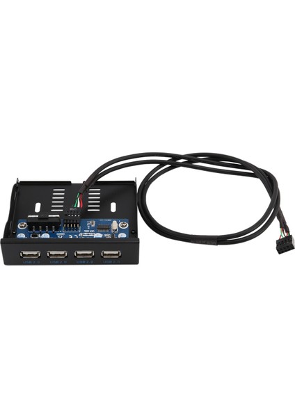 3,5 Inç Disket Yuvası 4 Bağlantı Noktalı USB 2.0 Hub Usb2.0 Ön Panel Adaptörü (Yurt Dışından) fiyatları