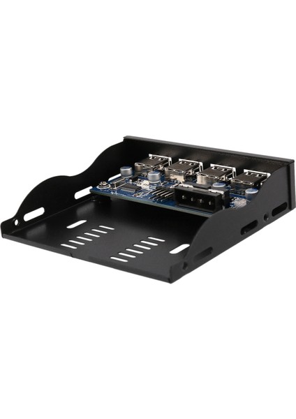 3,5 Inç Disket Yuvası 4 Bağlantı Noktalı USB 2.0 Hub Usb2.0 Ön Panel Adaptörü (Yurt Dışından) fırsatları