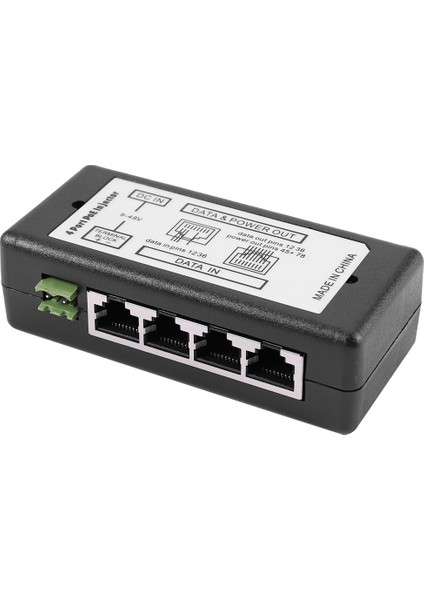 2x 4 Port Poe Enjektör Poe Güç Adaptörü Ethernet Güç Kaynağı Pimi (Yurt Dışından) indirimleri