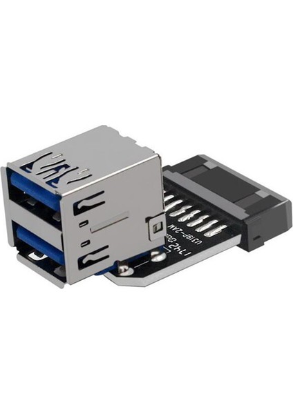 2x 20PIN - Çift Usb3.0 Adaptör Dönüştürücü Masaüstü Anakartı, PH21 (Yurt Dışından)