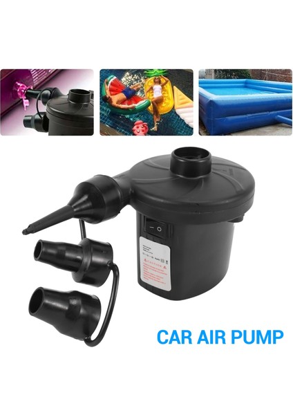 Ab Tak Elecic Hava Pompası DC12V / AC230V 3 Nozullu Pompaları Şişirin (Yurt Dışından)