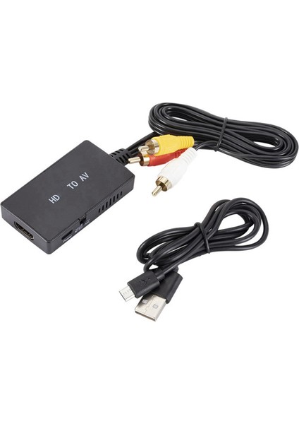 Rca Sinyalini Bağlamak Için 1080P Hd'den Rca'ya Dönüştürücü Adaptör (Yurt Dışından)