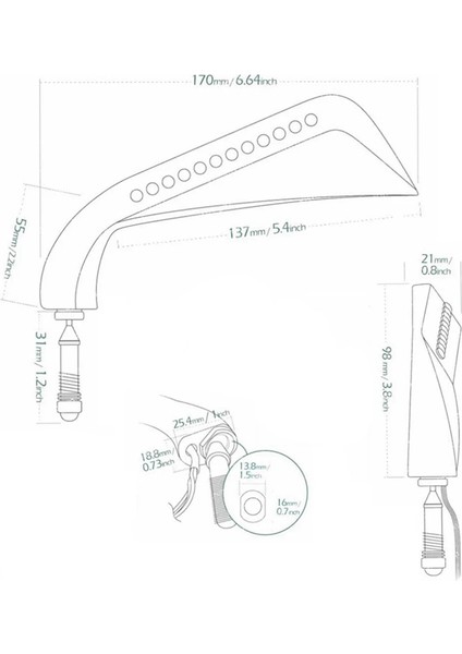 Softail Için Motosiklet Dikiz Yan Aynası, Gümüş (Yurt Dışından) modelleri