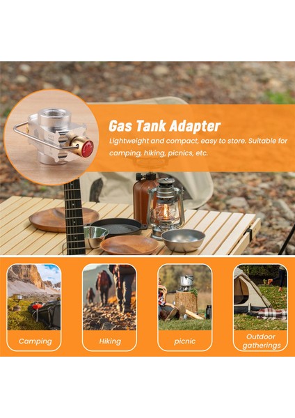 Camping Gas Saver Plus Gaz Dönüştürücü Değiştirici Dolum Düz Tank, Gümüş (Yurt Dışından) indirimleri