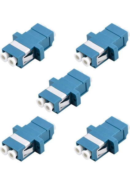 Lc Fiber Optik Adaptör - Lc'den Lc'ye Dubleks Tekli Mod Bağlayıcı - 5'li Paket (Yurt Dışından)