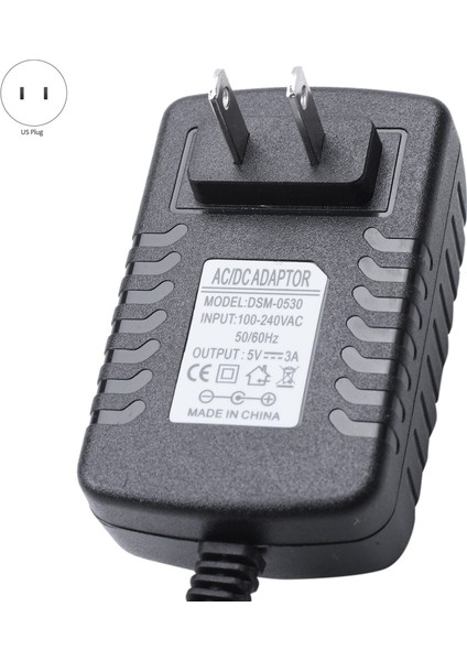 Us Plug 5V3A 5V/3A 3 Model B+Plus Güç Adaptörü (Yurt Dışından)